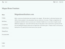 Tablet Screenshot of magnahomefurniture.com